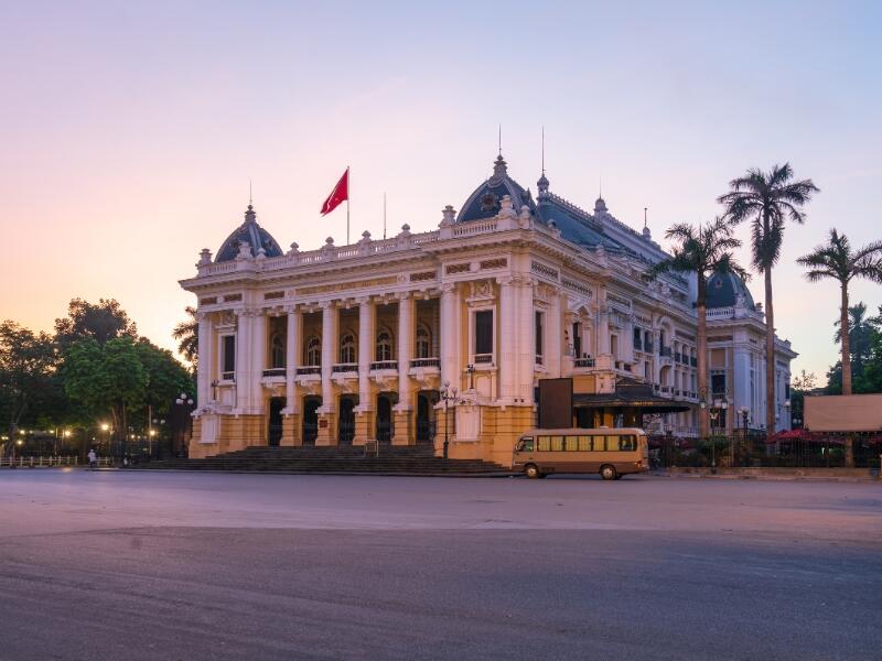 Nhà hát Lớn là một trong những công trình kiến trúc nghệ thuật đặc trưng của thời kỳ Pháp thuộc