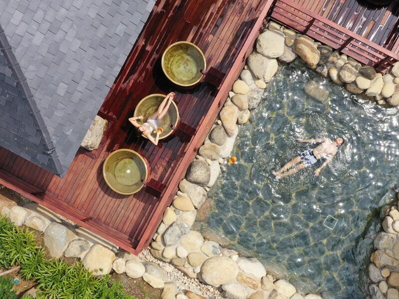Tắm khoáng nóng sang trọng tại Yoko ONSEN Quang Hạnh