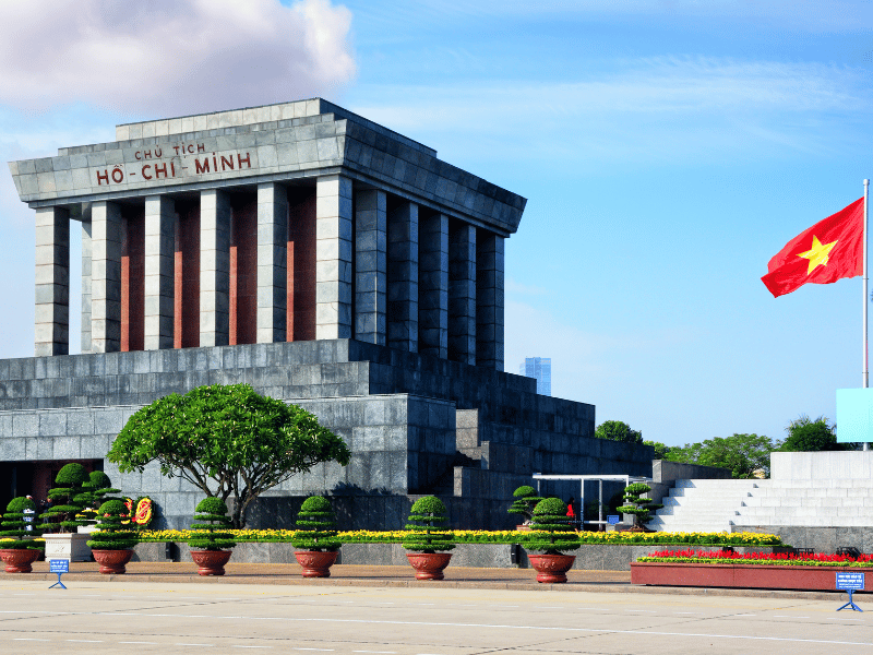 Đây là nơi an nghỉ của Chủ tịch Hồ Chí Minh, người cha già của dân tộc Việt Nam