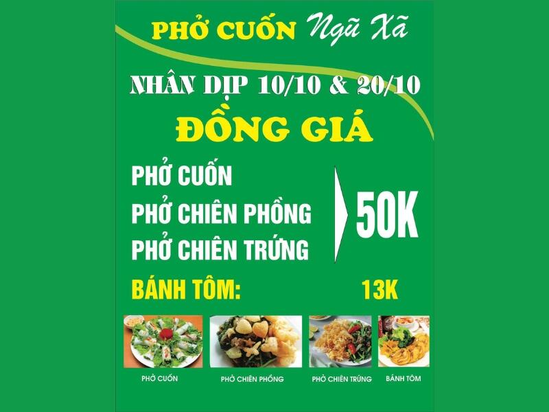 Phở Cuốn Ngũ Xã - Duy Tân Hà Nội
