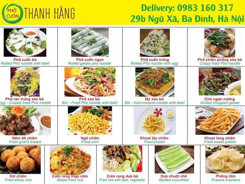 Phở Cuốn Thanh Hằng - Quán phở cuốn ngon Hà Nội