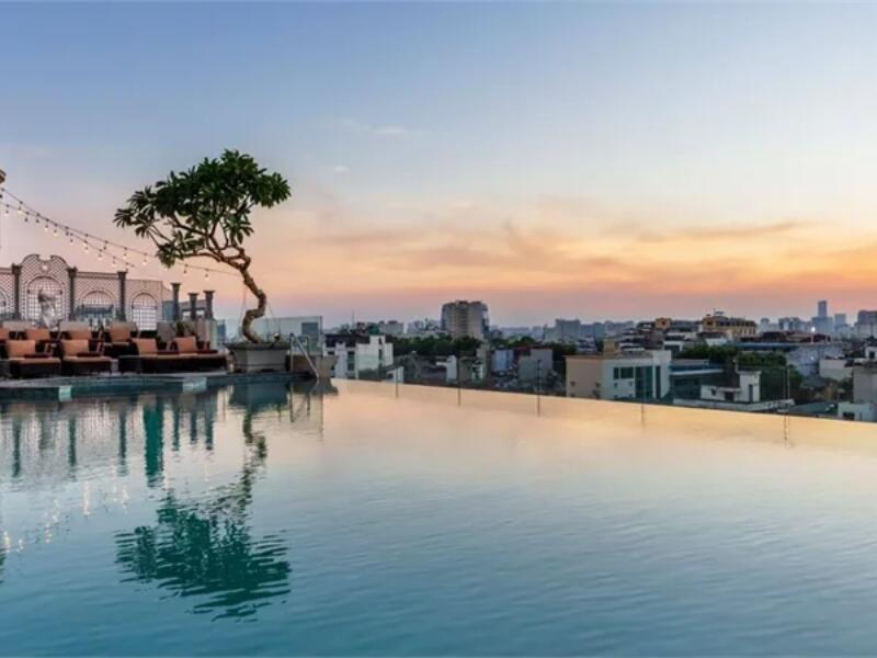 Bể bơi Hà Nội có bể bơi Peridot Grand Hotel & Spa by AIRA