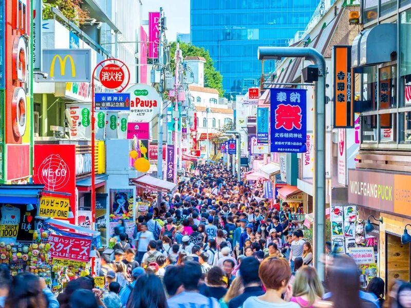 Phố Harajuku Tokyo
