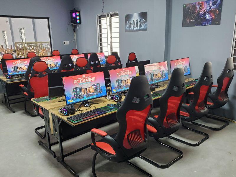 Dự án phòng game Hoàng Long computer thi công cho khách hàng