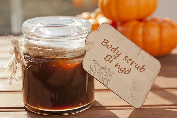 Đánh bóng làn da xỉn màu với Scrub bí ngô