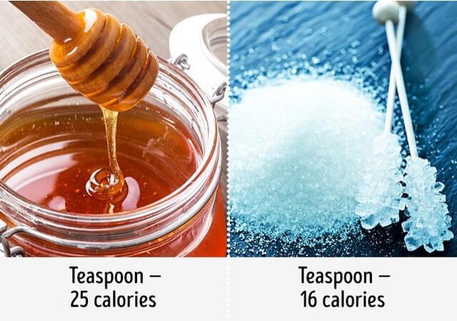 Thay thế đường bằng mật ong