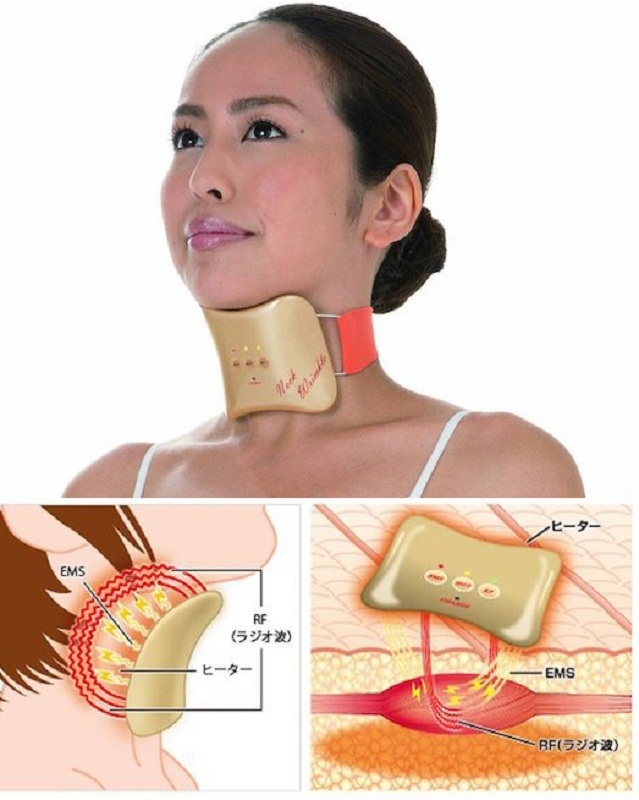 Dụng cụ giảm nếp nhăn vùng cổ