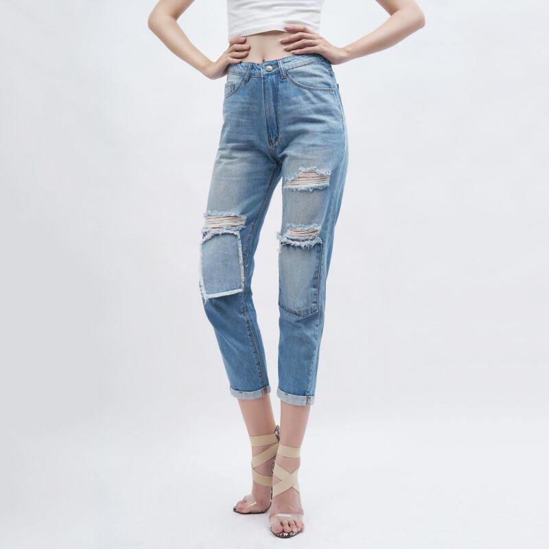 Quần jeans xanh
