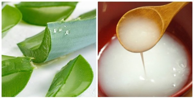Nha đam và nước vo gạo