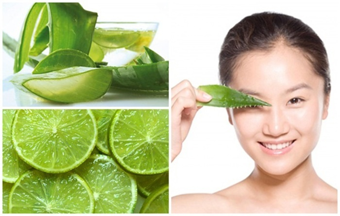 Nha đam và nước cốt chanh