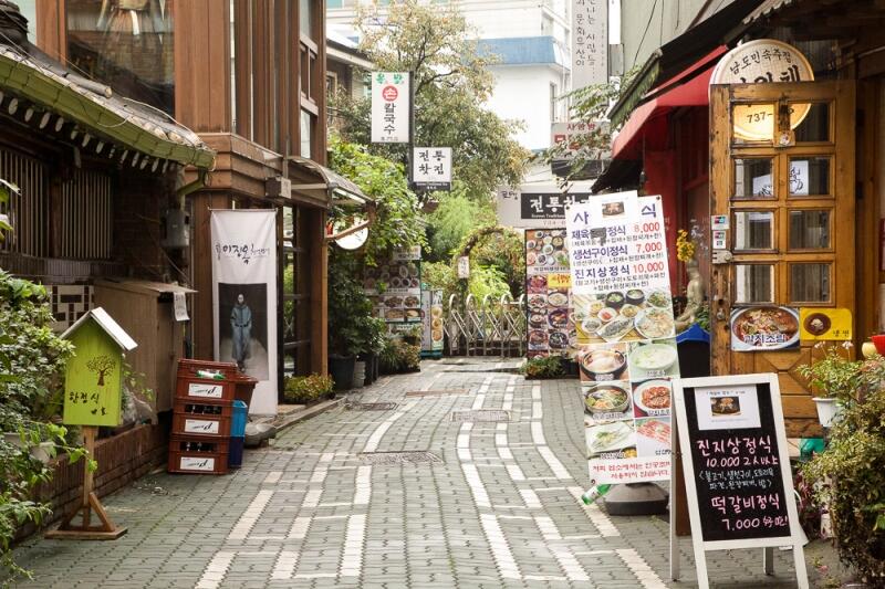 Phố cổ Insadong, Seoul, Hàn Quốc