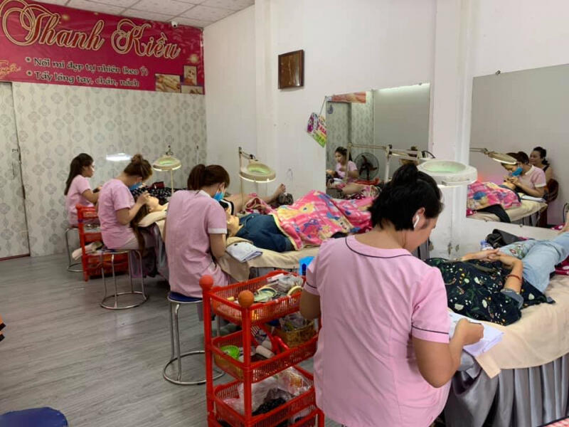 Nối mi đẹp tại Nối mi Thanh Kiều