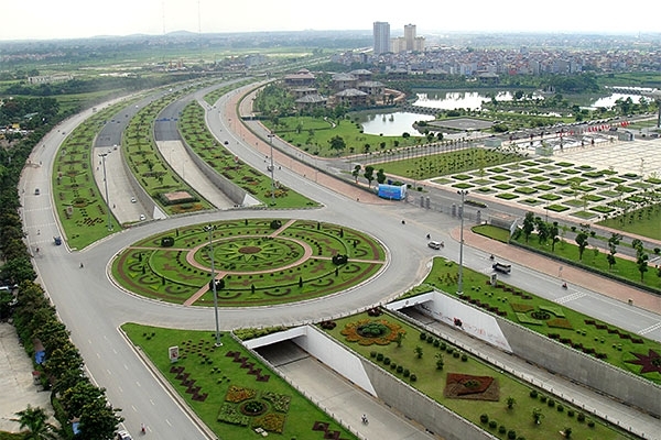 Đường đến làng văn hóa du lịch các dân tộc Việt Nam