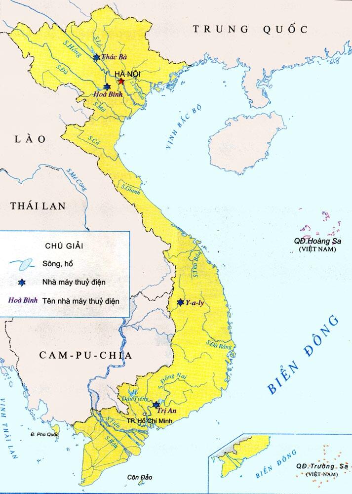 Bài văn tả tấm bản đồ Việt Nam số 2