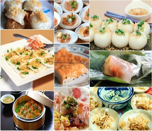 Các loại bánh ( bèo, lọc, nậm)