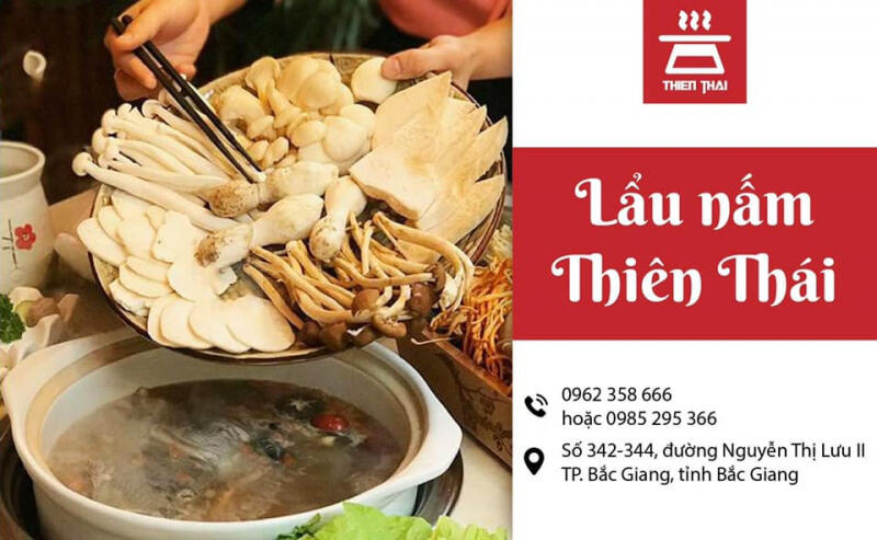 Lẩu nấm Thiên Thái