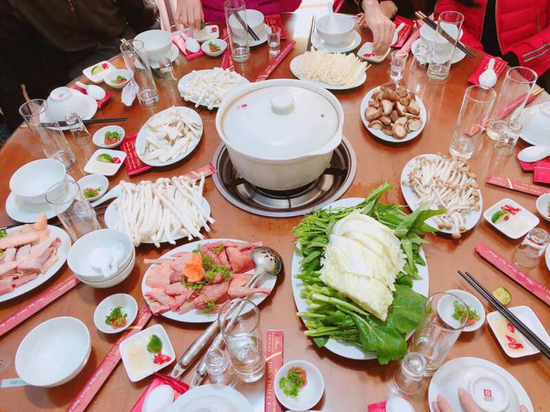 Lẩu nấm Thiên Thái
