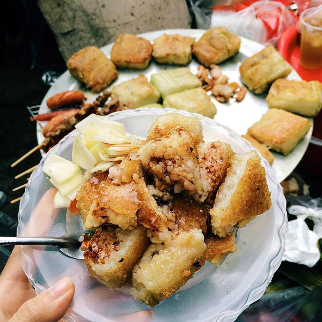 Bánh chưng rán 26 Cầu Đông