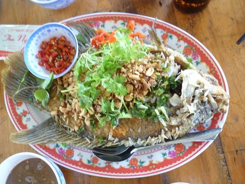 Món cá tai tượng chiên xù