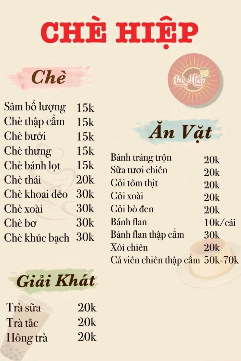 Quán chè Hiệp Vũng Tàu