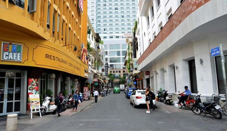 Đường Mạc Thị Bưởi và đường Nguyễn Thiệp