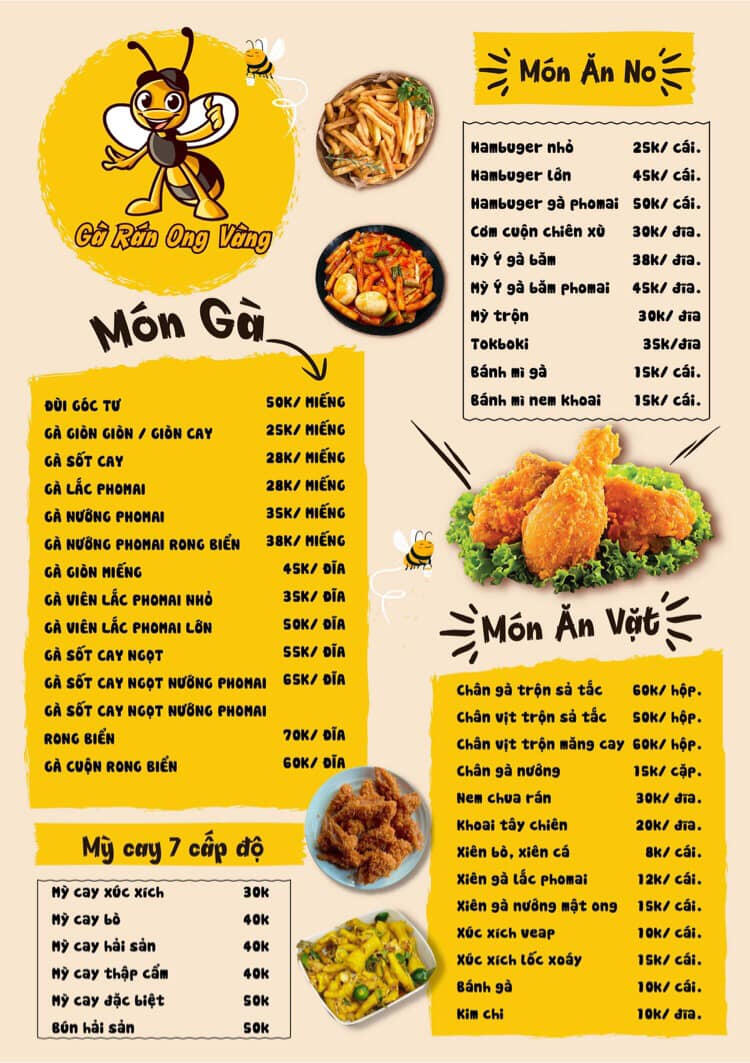 Gà rán Ong Vàng