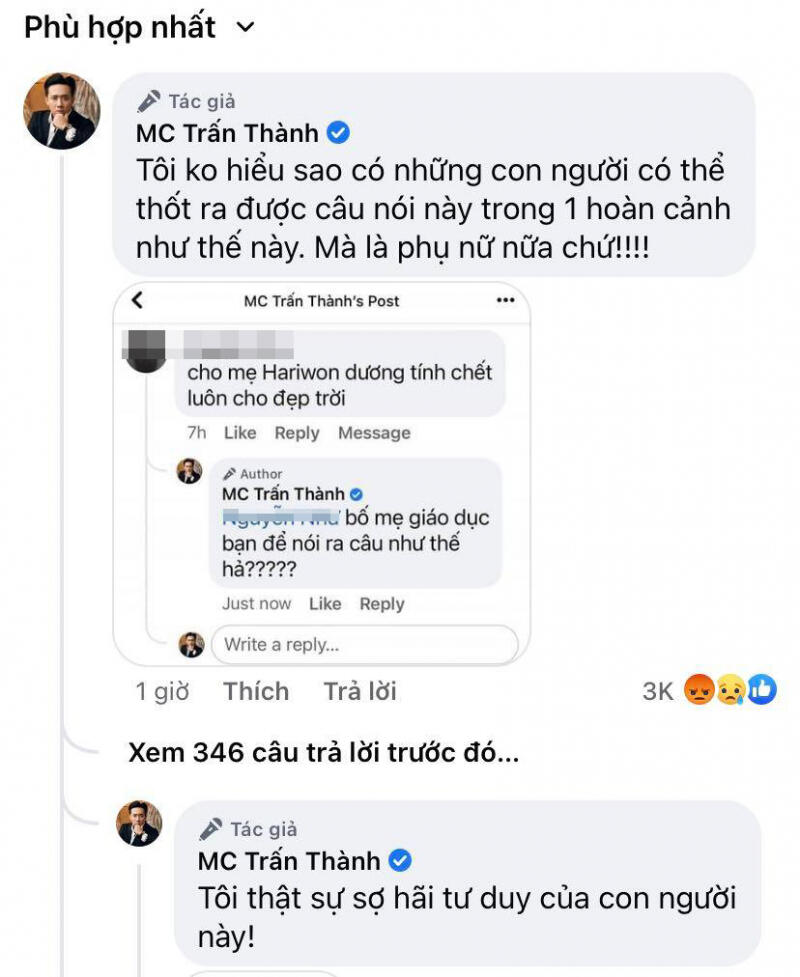 MC Trấn Thành mong muốn khép lại lùm xùm với anti-fan trù ẻo Hari Won (25/11/2021)