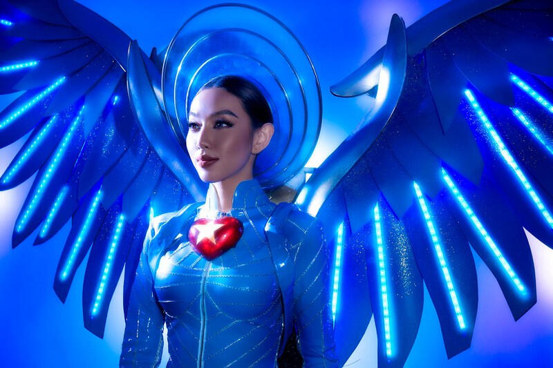 Lộ diện trang phục dự thi ngợi ca các “thiên thần áo xanh” của Thùy Tiên tại Miss Grand International 2021 ...
