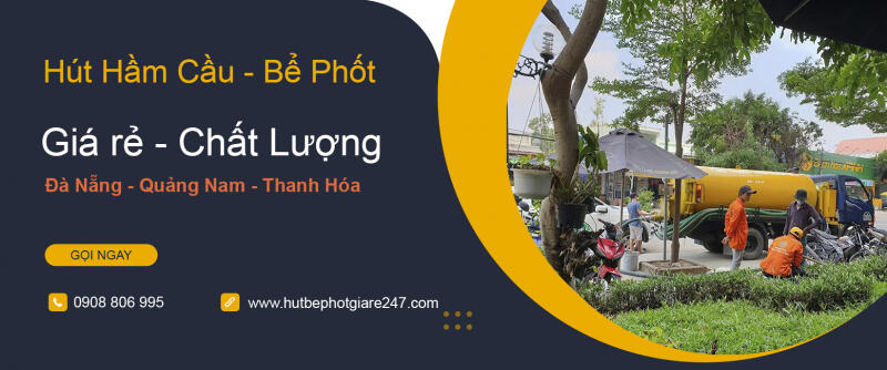 Hút bể phốt giá rẻ 24/7