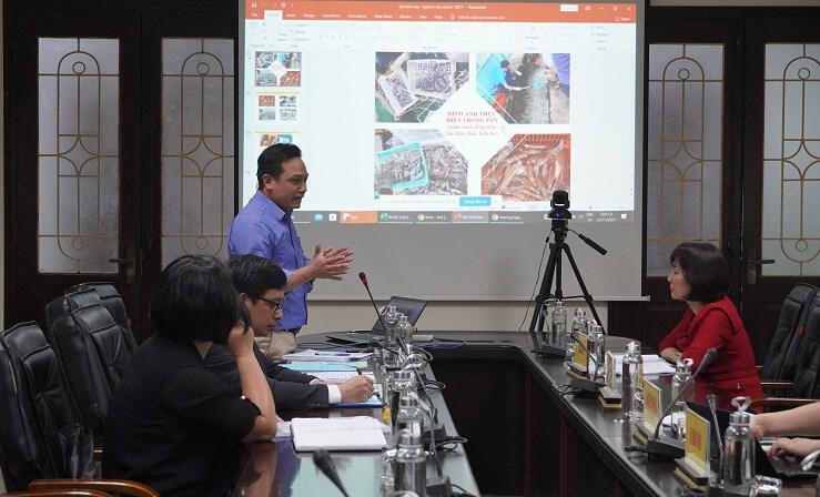 Hải Phòng: Nghiên cứu sản xuất thành công đá Nano UFB dùng để bảo quản mực ống trên tàu  (30/11/2021)