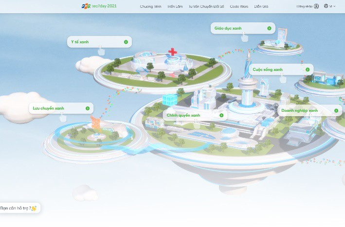 FPT Techday 2021 ra mắt triển lãm 'Thành phố xanh thông minh' (3/12/2021)