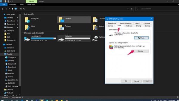Không để cho ổ SSD quá đầy
