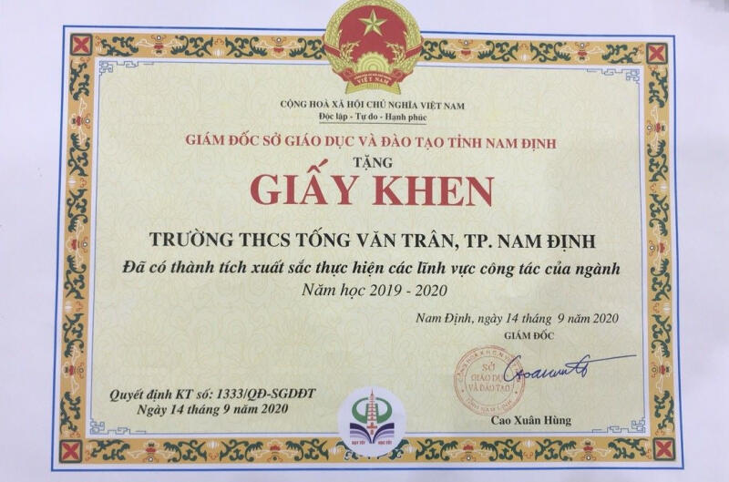Trường THCS Tống Văn Trân