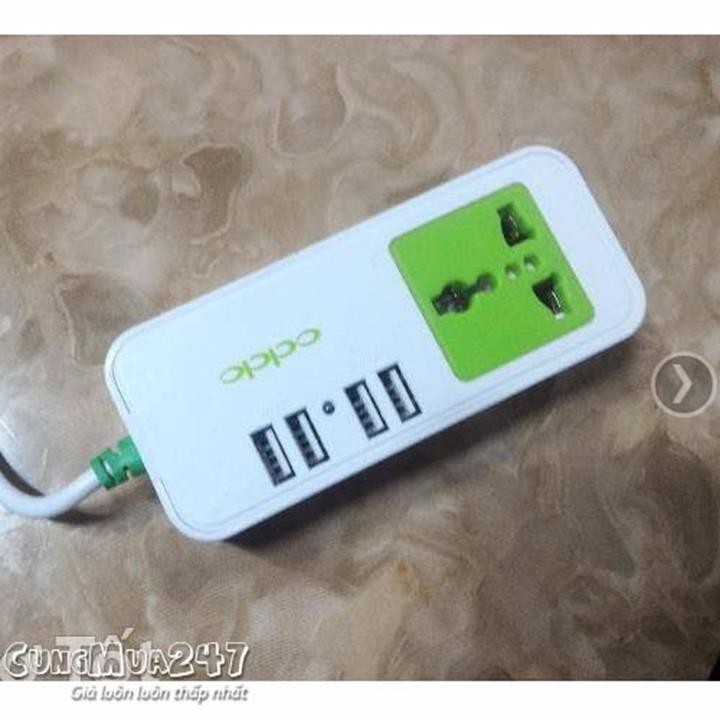 Ổ điện 1 cổng cắm điện và 4 cổng USB Smart Converter