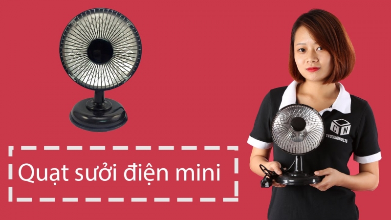 Quạt sưởi mini để bàn tiện dụng, giá rẻ QS-01