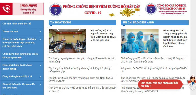 Trang moh.gov.vn