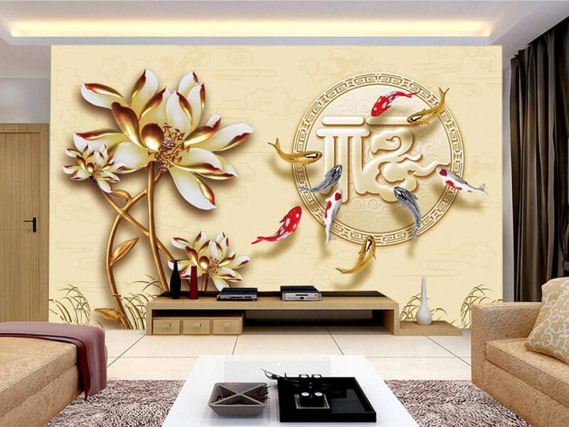 Trang trí tường nhà ngày Tết