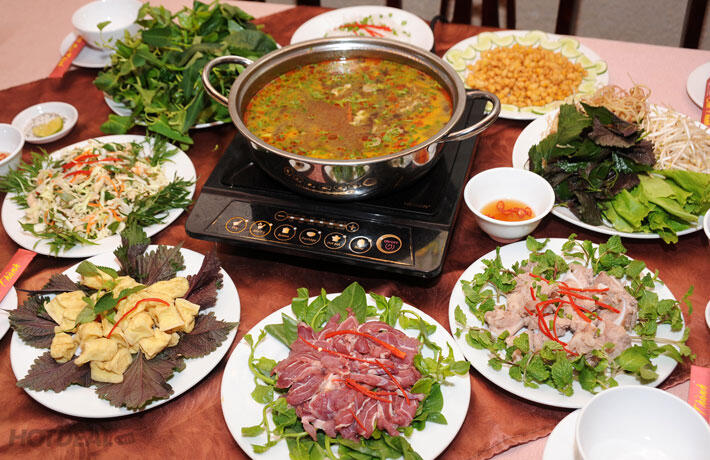Lẩu riêu cua bắp bò