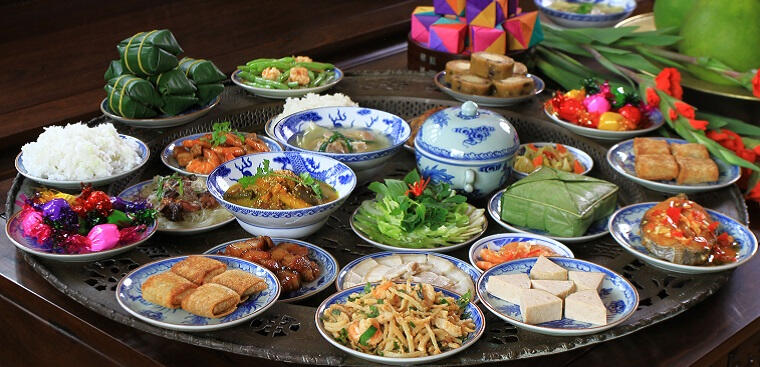 Mâm cỗ Tết
