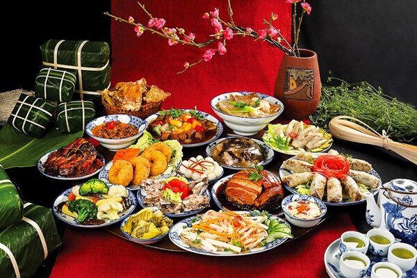 Mâm cỗ Tết